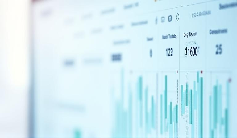 Dashboard showing email sequence schedule and engagement metrics